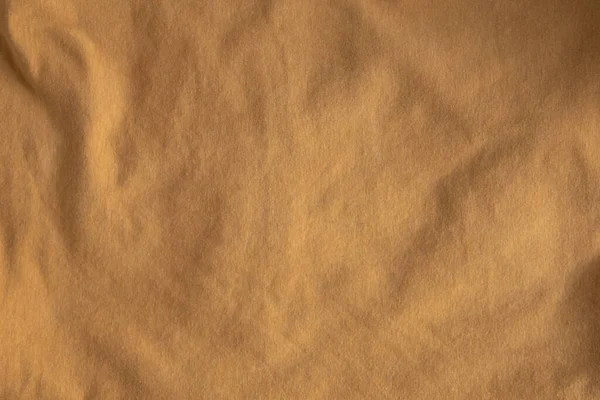 Morbido Tessuto Sabbioso Con Increspature Pieghe Marrone Caduta Wallpaper — Foto Stock