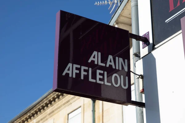 Bordeaux Aquitaine France 2022 Alain Afflelou Market Tarafındaki Dükkan Logosunu — Stok fotoğraf