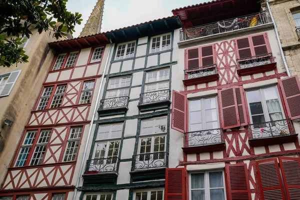 Typical Basque House Bayonne Basque Country Southwest France — Stock Photo, Image