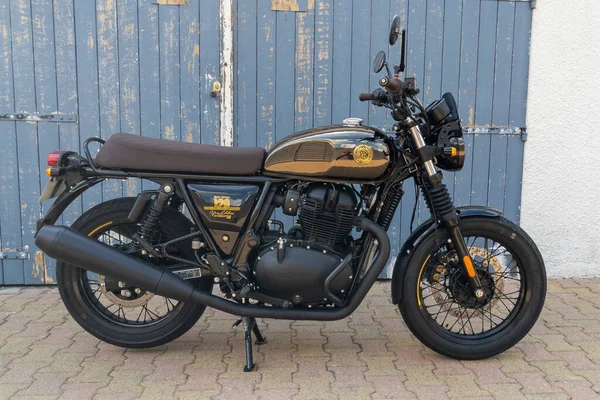 Bordeaux Aquitaine France 2022 Royal Enfield Interctor 120 Motorcycle Limited — 스톡 사진