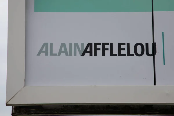 Bordeaux Aquitaine France 2023 Alain Afflelou Logo Text Brand Sign — Foto de Stock