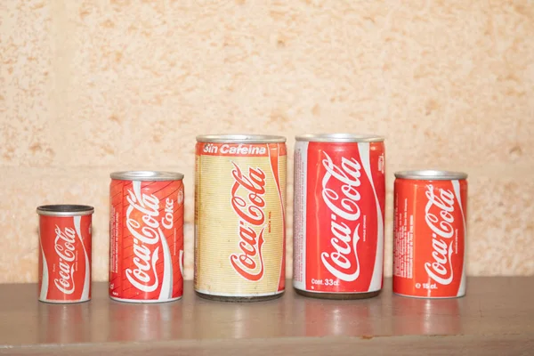 Bordéus Aquitânia França 2023 Coca Cola Alumínio Metal Velho Pode — Fotografia de Stock