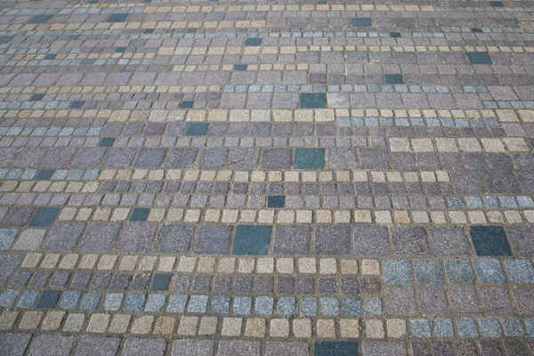 Piso Rua Azulejos Fundo Cinza Pedras Pavimentação Superfície Textura Estrada — Fotografia de Stock