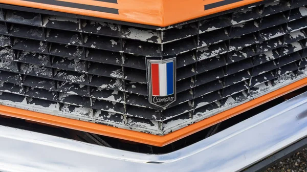 Бордо Франция 2023 Текст Логотипа Chevrolet Camaro Фирменный Знак Перед — стоковое фото