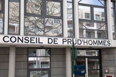 Bordeaux, Aquitaine France - 04 02 2023: conseil de prud 'hommes Fransız metin yazısı Fransa danışmanlık mahkemelerinde ofis cephesi duvarı anlamına gelir