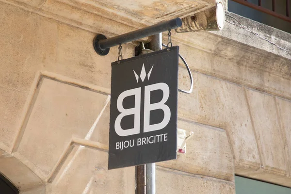 Burdeos Aquitania Francia 2023 Bijou Brigitte Logo Brand Fashion Entrance — Foto de Stock