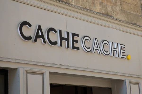 Burdeos Aquitania Francia 2023 Cache Cache Shop Sign Logo Store — Foto de Stock
