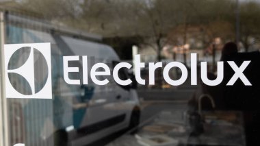 Bordeaux, Aquitaine France - 05 09 2023: Electrolux logo mağazası ve İsveç çok uluslu ev aletleri üreticisi butik mağazası ön cephesinde metin işareti