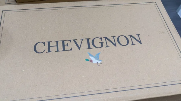 Bordeaux Aquitaine Franciaország 2023 Chevignon Shop Márka Logó Felirat Szöveg — Stock Fotó