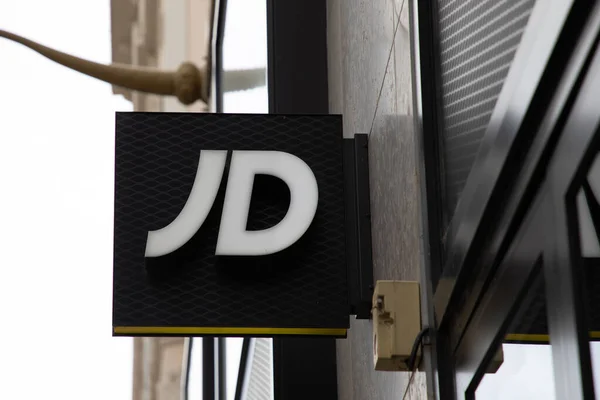 stock image Bordeaux , Aquitaine  France - 06 01 2023 : jd sports brand logo and text sign facade wall entrance shop JDSports store signage