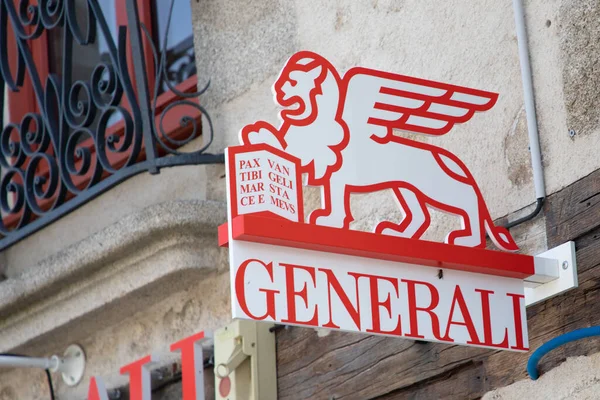 Annecy Francia 2023 Generali Logo Brand Text Sign Italian Chain — Foto de Stock