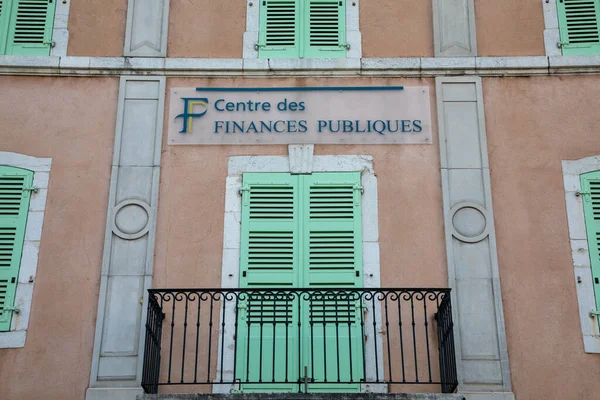Burdeos Aquitania Francia 2023 Finanzas Publicidad Centro Francés Finanzas Públicas — Foto de Stock