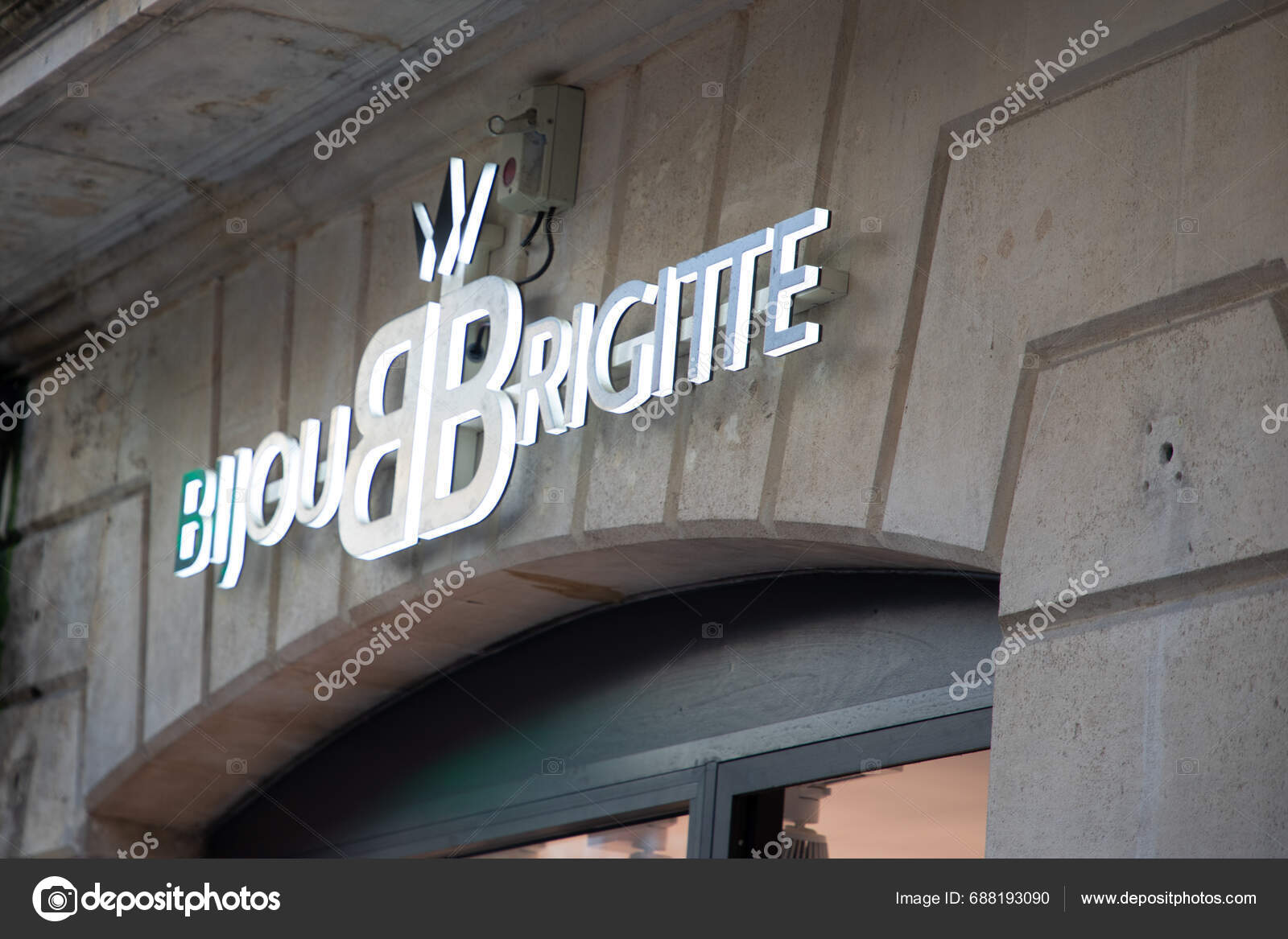 Bordeaux France 2023 Bijou Brigitte Store Logo Sign Text Brand – Stock ...