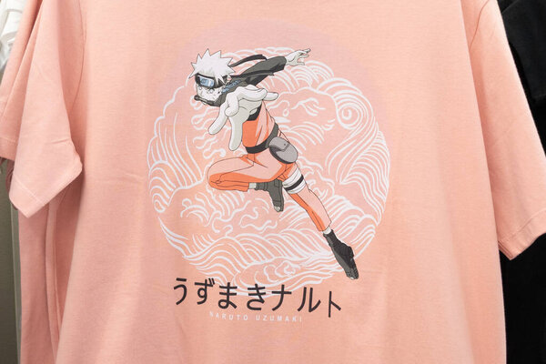 Bordeaux France 2023 Naruto Uzumaki Logo Brand Text Sign Manga — Photo