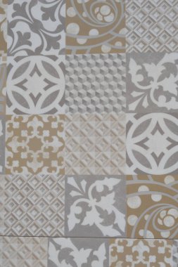 zemin arkaplan geometrik Azulejo duvar kiremitleri çeşitli desenli duvar kağıtları