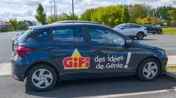 Bordeaux Frankrijk 2024 Gifi Sign Shop Logo Merk Tekst Teken — Stockfoto