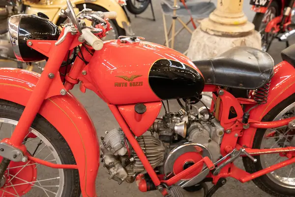 Bordeaux Frankrike 2024 Moto Guzzi Logo Merkevare Tekstskilt Vintage Motorsykkel – stockfoto