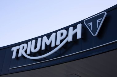 Bordeaux , France -  04 29 2024 : Triumph for the ride text logo and brand sign of Motorcycles Ltd British motorbike manufacturer clipart