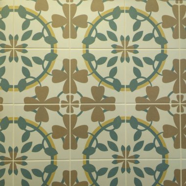 Çiçek Mozaik Portekiz Deseni azulejo tasarım zemin kare arkaplan