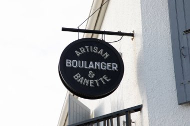 Bordeaux , France - 11 21 2024 : Banette artisan boulanger logo brand and sign text front of french bakery artisan baker in group millers flour traditional farina breads clipart