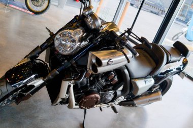 Bordeaux, Fransa - 31 03: 2025: yamaha v-max 1700 modern motorsiklet japan özel motorlu büyük motorlu motosiklet