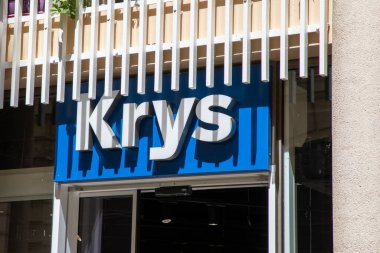Bordeaux, Fransa - 05: 15: 2025: Kryoptik Merkez İşaret Logosu ve Marka Metin Cephesi