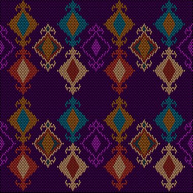  Süs, mozaik, etnik, halk düzeni. Parlak, sulu, mükemmel uyumlu renklerden yapılmıştır..