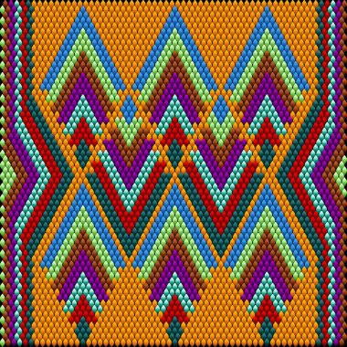  Süs, mozaik, etnik, halk düzeni. Parlak, sulu, mükemmel uyumlu renklerden yapılmıştır..