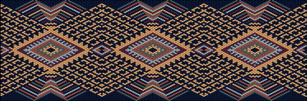 Yapay zeka olarak biçimlendirilmiş soyut, dikişsiz desen. Geleneksel süs. Kabile düzeni. Halk güdüsü. Duvar kağıdı, tekstil, ambalaj, web sayfası arka planı için kullanılabilir.