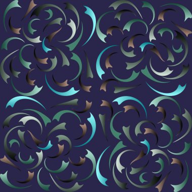 Eski model, yaz geometrik şekilleri. Eğim arkaplanı olan şekiller.