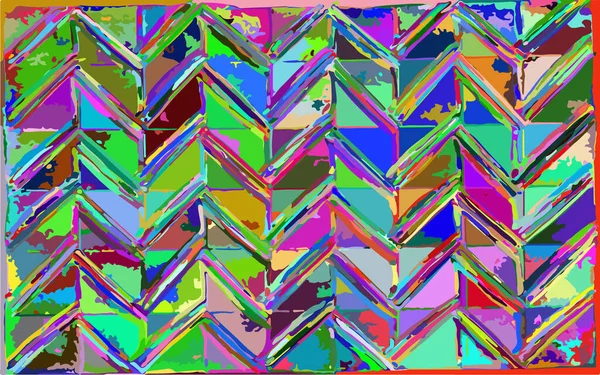 Mönstret Ljust Flerfärgat Akvarell Sömlöst Sommarfärgpalett — Stock vektor