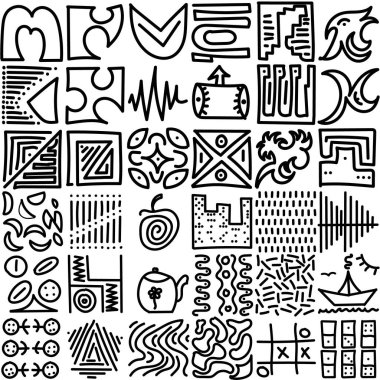 Web tasarımı için elementler. Kusursuz bir kalıp olarak kullanılabilir.