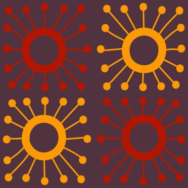 Geometrik elementlerin kusursuz üç boyutlu deseni. Duvar dekoru, grafik olarak kullanılabilir.