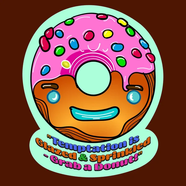 Embrace the ultimate temptation with this vibrant, mouthwatering donut logo. Bursting with color and flavor, it\'s an invitation to savor life\'s sweet moments. Perfect for cafes and bakeries.