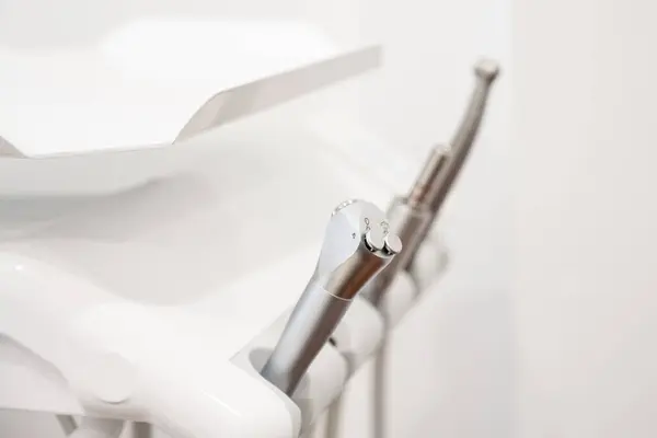 Air Water Pick Shiny Ready Dental Hygienist Use Next Patient Imágenes de stock libres de derechos