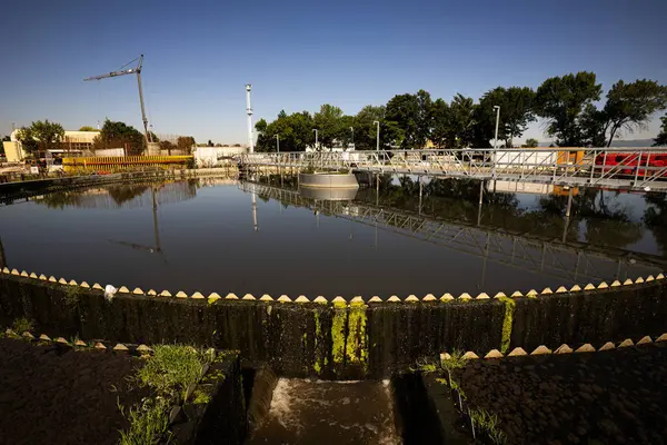 Wastewater treatment facility - Sewage Treatment. Also called municipal wastewater or sewage.