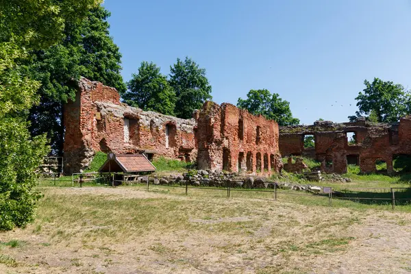 Chernyakhovsk 'taki Insterburg Kalesi' nin kalıntıları.