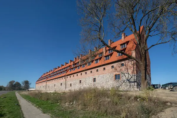 Bagrasovsk 'taki Preisich Eylau Kalesi' nin öngörüsü Tötonik Düzen tarihinin hayatta kalan bir parçasıdır.