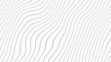 Karmaşık çizgileri olan soyut siyah ve kırmızı dalgalı desenler, tek renkli minimalist tasarım.