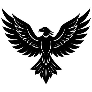 eagle bird icon. simple illustration of eagle vector icon for web design