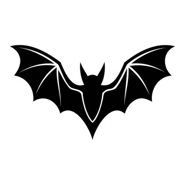 Cadılar bayramı yarasa vektör illüstrasyonu