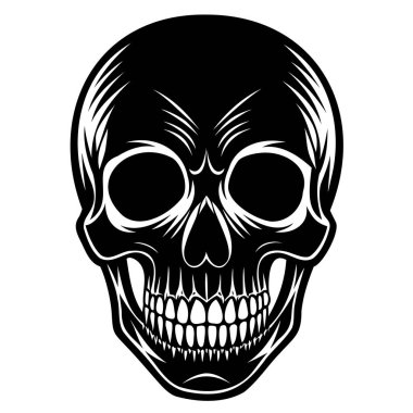 kafatası siyah arkaplan