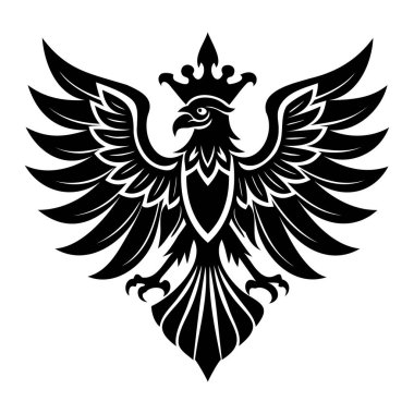 kartal simgesi vektör illüstrasyonu