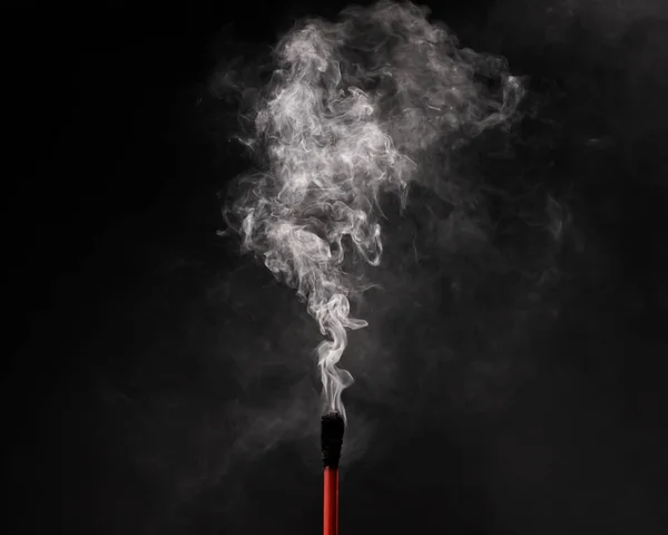 Smoke Fire Torch Fuel PNG Abstract Design isolated on a black background