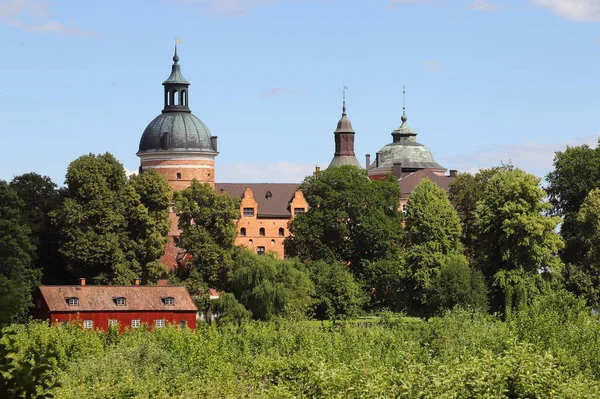 Die Burg Gripsholm Aus Dem Jahrhundert Der Schwedischen Provinz Sodermanland — Stockfoto