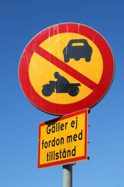 Motorlu araçlar ruhsatlı araçlara Exeptet verilmesi yasaklandı.