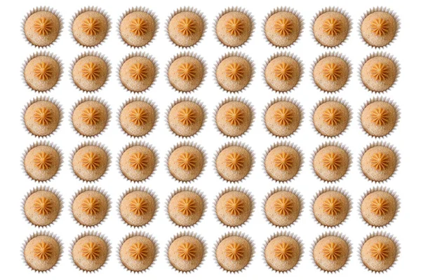 Several Brazilian Fudge Balls Churros Arranged Rectangular Shape — Stock Photo, Image
