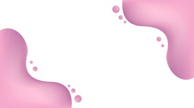 Beyaz üzerine Pembe Sıvı