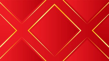 Kırmızı ve altın arka plan