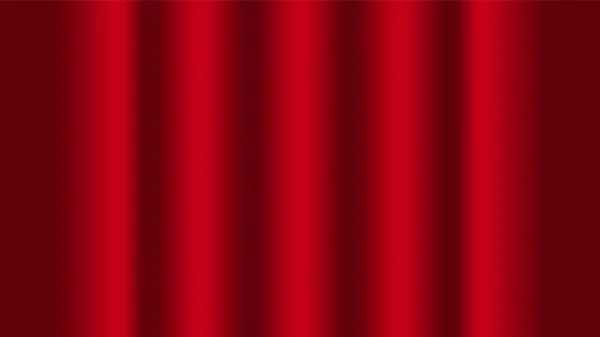 Glänzend Roter Vorhang Hintergrund — Stockvektor